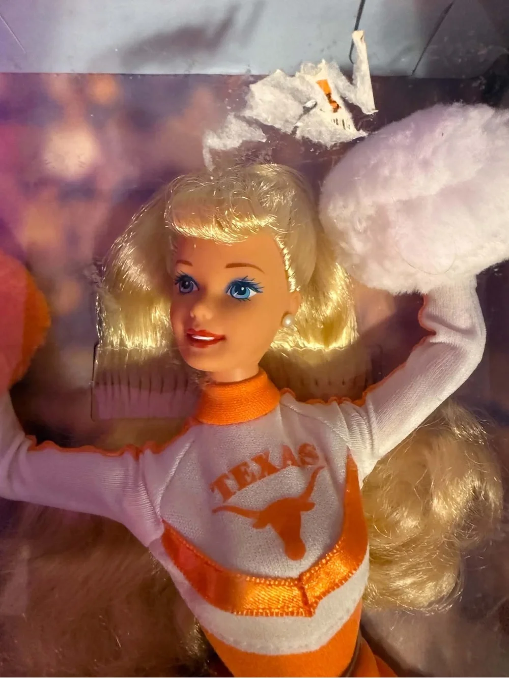 Vintage 1997 Barbie Doll University of Tennessee Cheerleader Mattel #17554 NIB